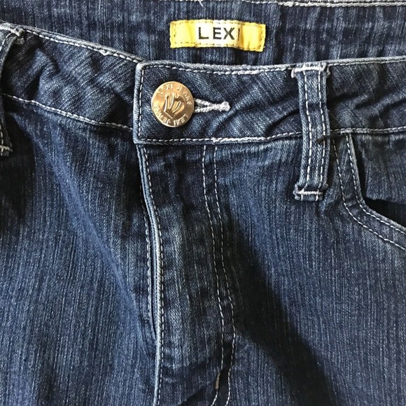 LEXI Jeans size 13/14 Women Skinny High Rise Embroidered Denim Y2K - Picture 8 of 12